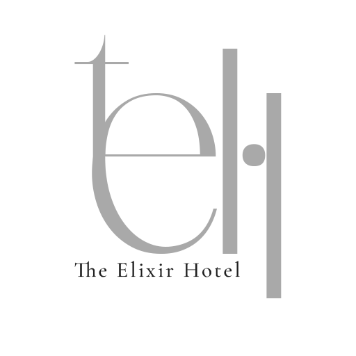 The Elixir Hotel Logo Monogram